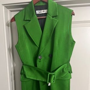 ZARA blazer vest and pant suit (2- piece)